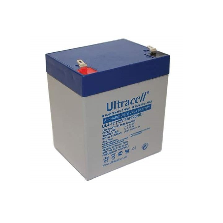 Batería de gel de 12V y 4AH Ultracell UL4-12