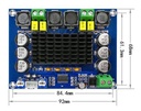 Amplificador 120w+120w Clase D 12v A 24v