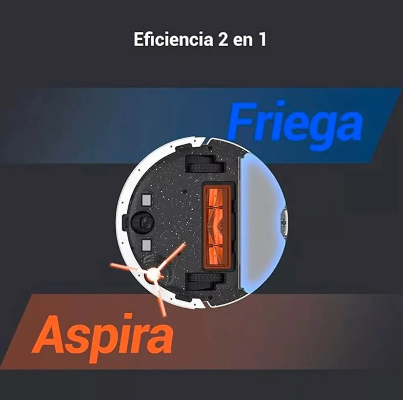 Aspiradora Robot Smart Alexa Bateria 4930mah Blanca Ezviz Blanco