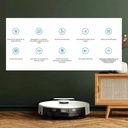 Aspiradora Robot Smart Alexa Bateria 4930mah Blanca Ezviz Blanco