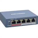 Switch Ethernet Hikvision Smart Fast 4 Puertos Poe Y 1 Rj45