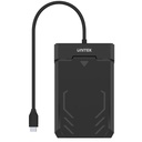 Gabinete Externo Unitek USB-C para disco 2.5" SATA III