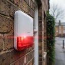 Sirena Inalambrica Exterior Roja Ax Pro