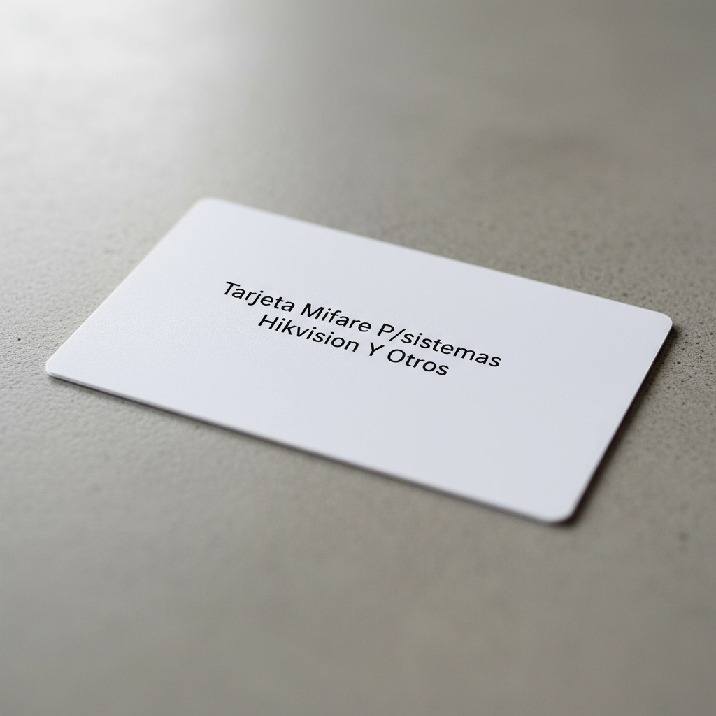 Tarjeta Mifare P/sistemas Hikvision Y Otros 