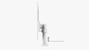 Kit Cámara De Seguridad Ezviz Hb8c 4mp Wifi + Panel Solar Incluido Blanco