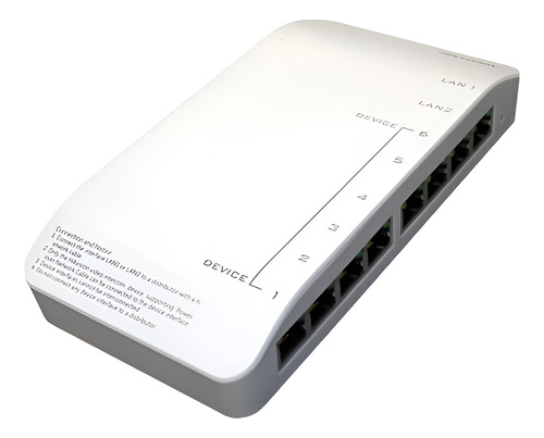 Switch Poe 24v 6 + 2 Uplink