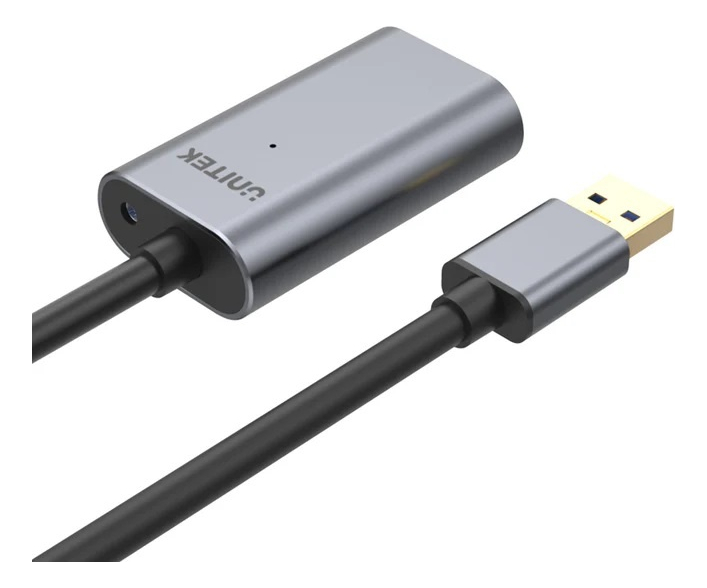 Cable Extensor Unitek Usb-a 3.0 10m - Extensión Activa Color Negro