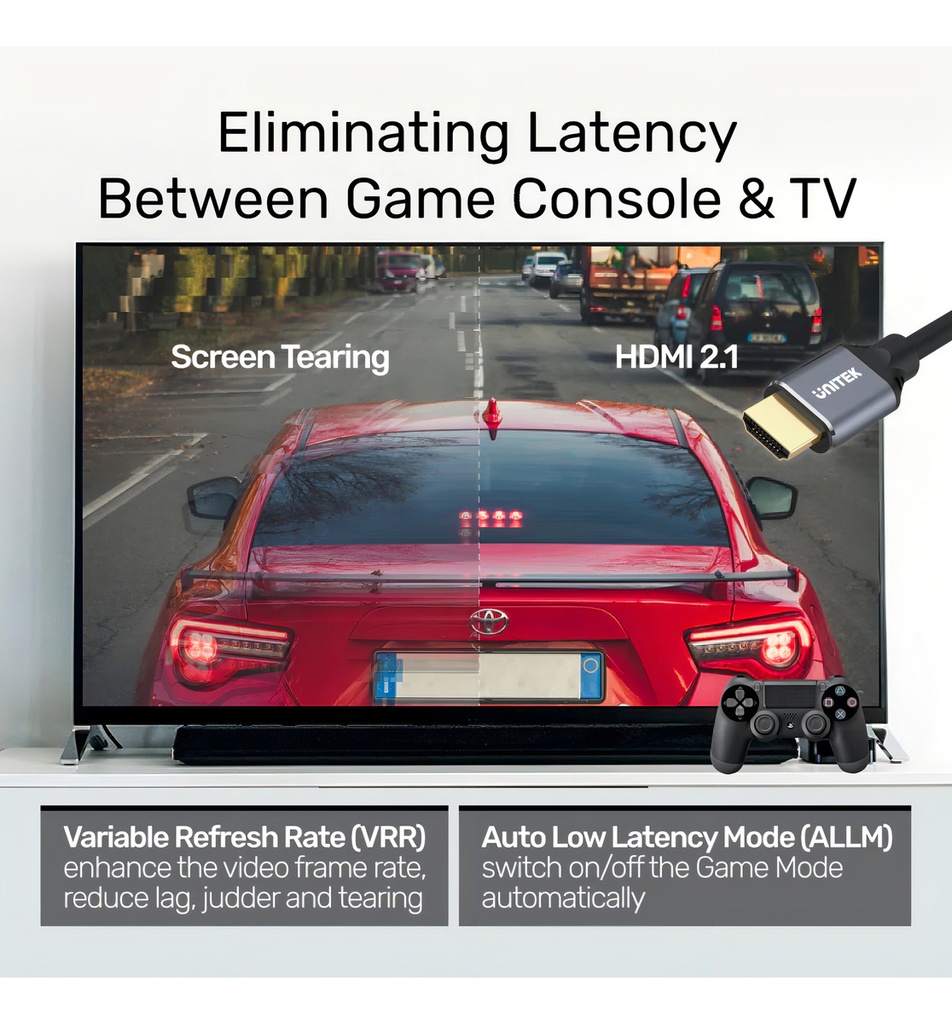 Cable Hdmi 2.1 Unitek 8k Ultra High Speed 5m - Hasta 48gbps