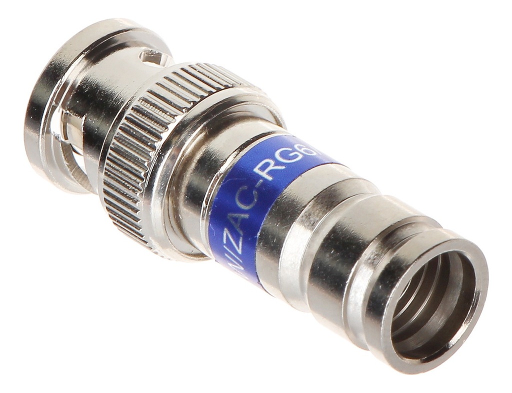 20 Conectores De Compresión Bnc Para Rg-6