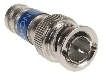 20 Conectores De Compresión Bnc Para Rg-6