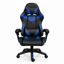 Silla Gamer ergonómica con masajes negra y azul