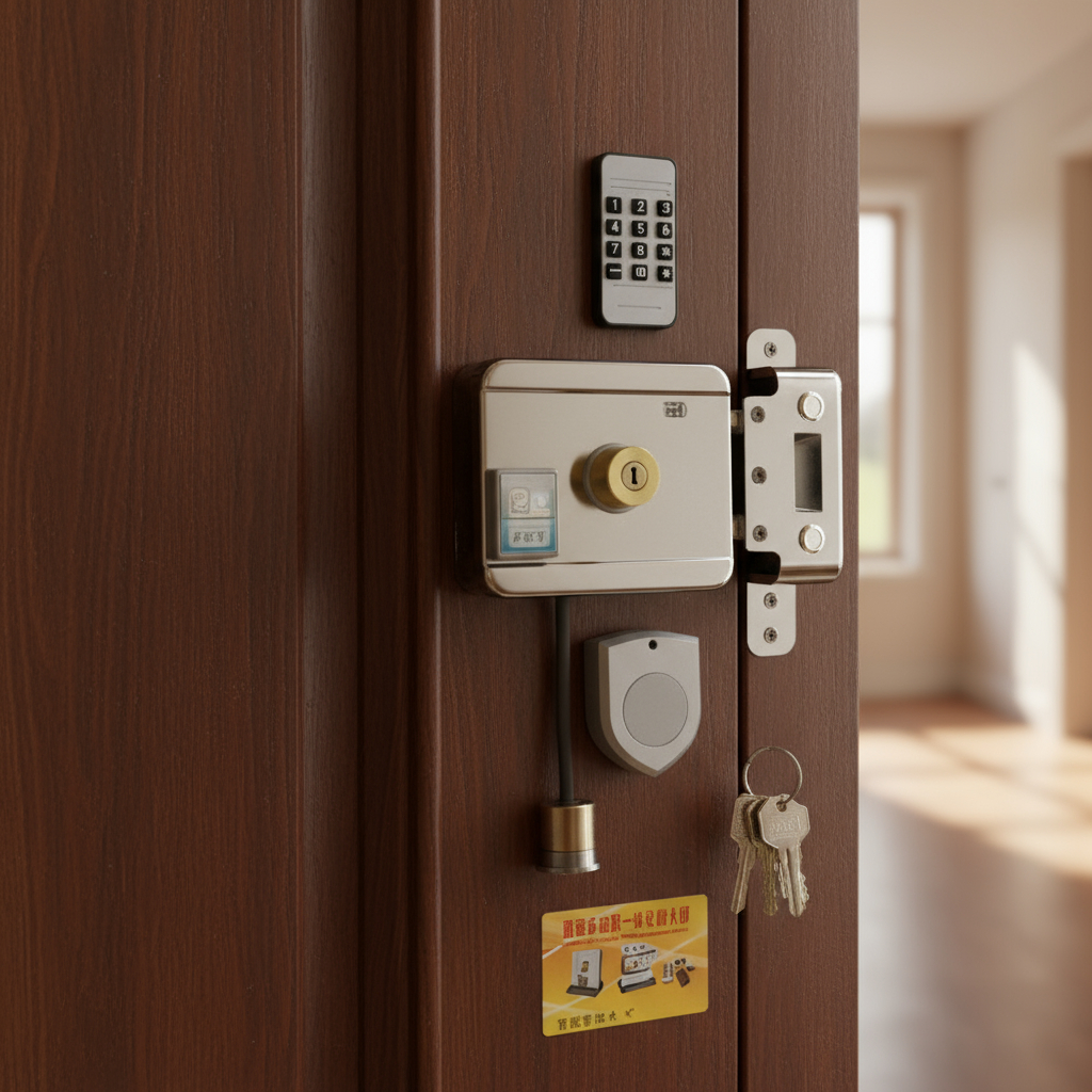 Cerrojo Electromecanico Exterior C/lector Mifare