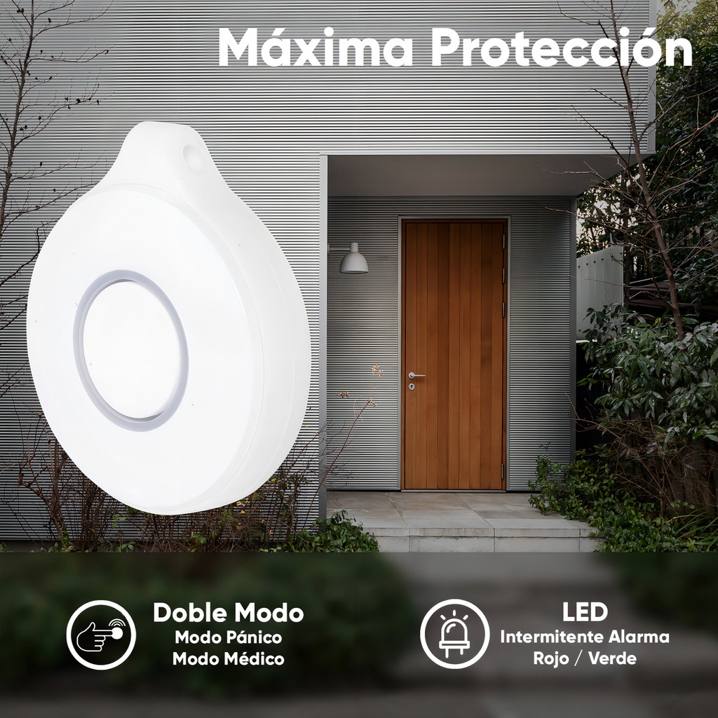 Botón De Pánico Inalámbrico Para Alarma Ax Pro Hikvision