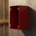 Base Metalica Roja Para Avisadores Fmm-100bb-r