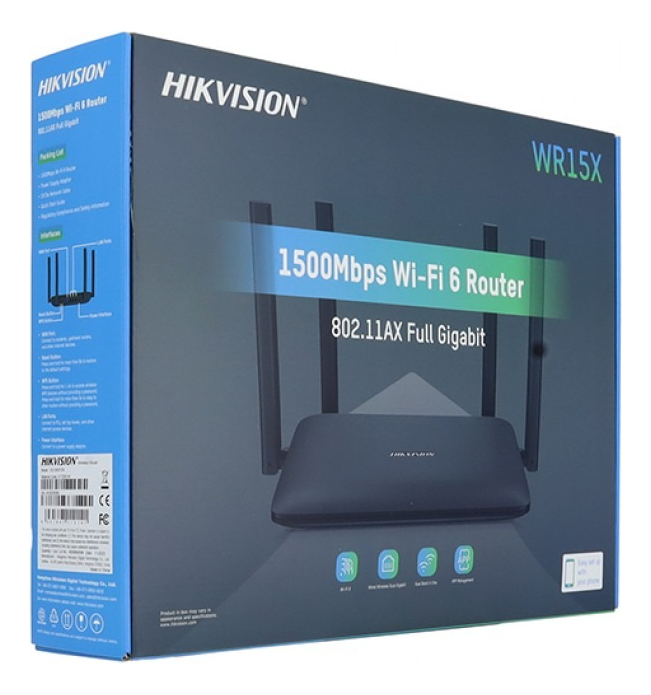 Router Hikvision Wifi-6 Gigabit 1500m Dual Band