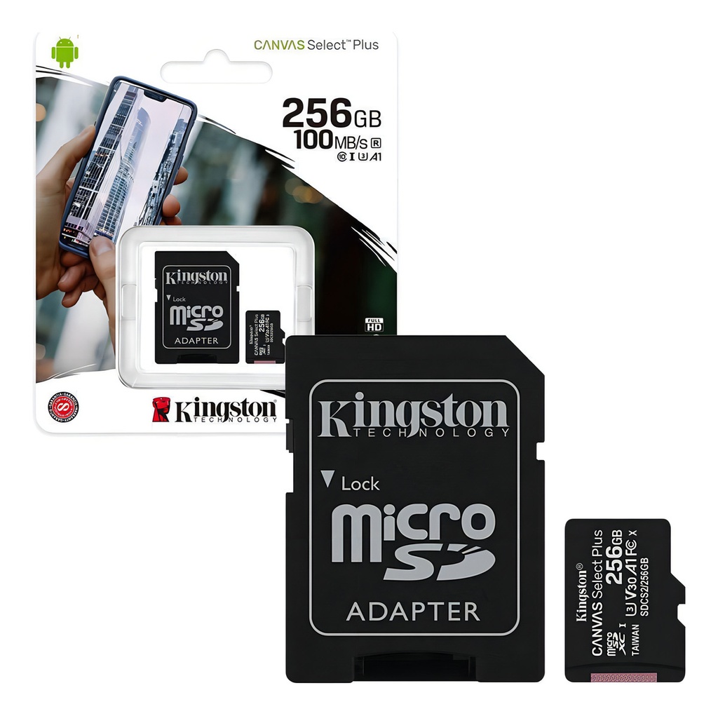 Tarjeta De Memoria Kingston Sdcs2/256gb Canvas Select Plus 256gb