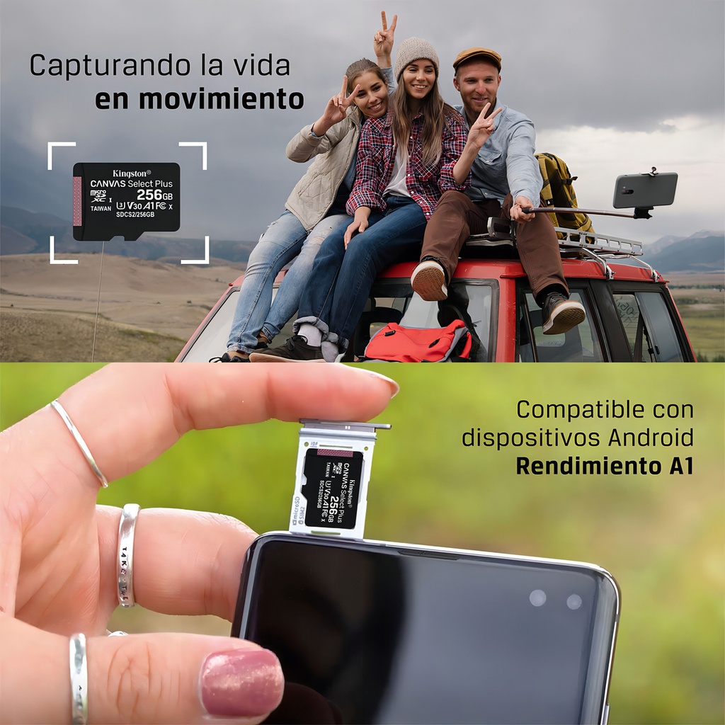 Tarjeta De Memoria Kingston Sdcs2/256gb Canvas Select Plus 256gb