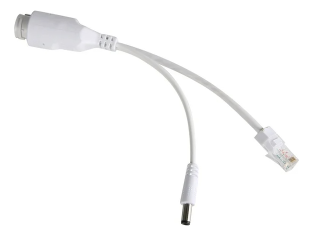 Rj45 Hembra A Rj45 48v A Rj45 100mb + Plug 12v Exterior Ip66