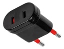 Adaptador Ficha Americana A 2 En Linea