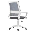 Silla de oficina Ryan gris/blanco