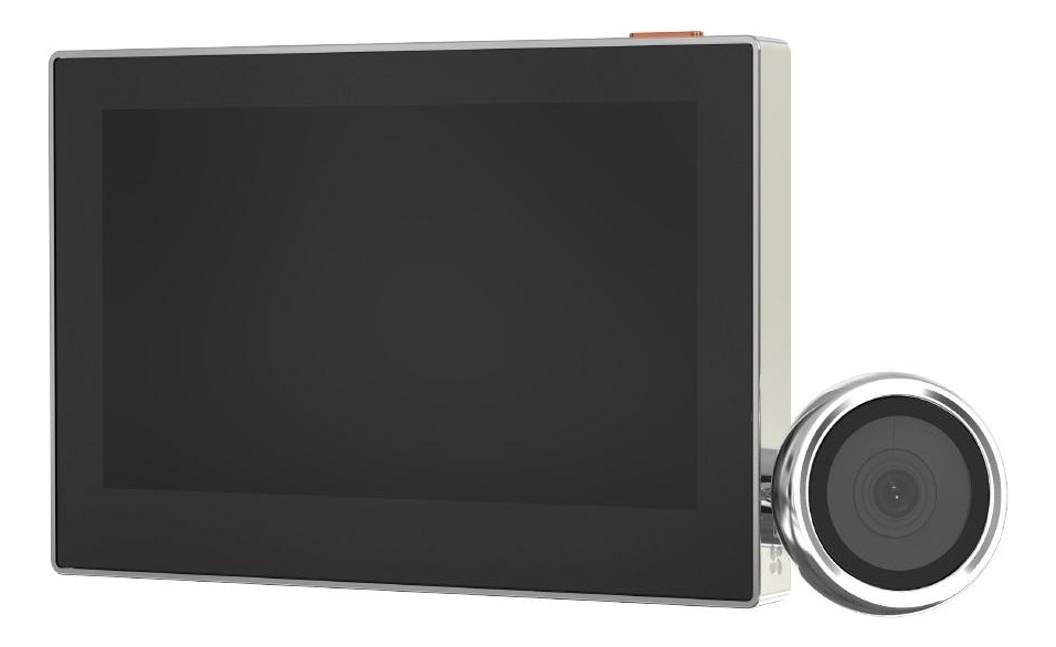 Portero Tipo Mirilla De Puerta Con Pantalla 4.3  1080p