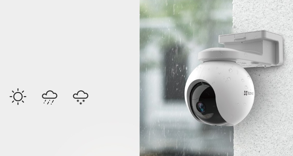 Cámara Ip Wifi 360 H8 2k Luz Y Audio Ezviz