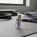 Kit 100 Conectores Rj45 Pasante Cat 5