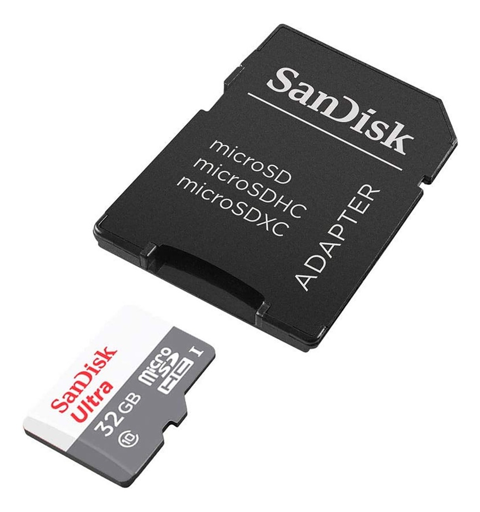 Tarjeta De Memoria Sandisk Sdsqunb-032g-gn3ma Ultra Con Adaptador Sd 32gb
