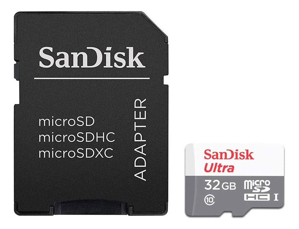 Tarjeta De Memoria Sandisk Sdsqunb-032g-gn3ma Ultra Con Adaptador Sd 32gb