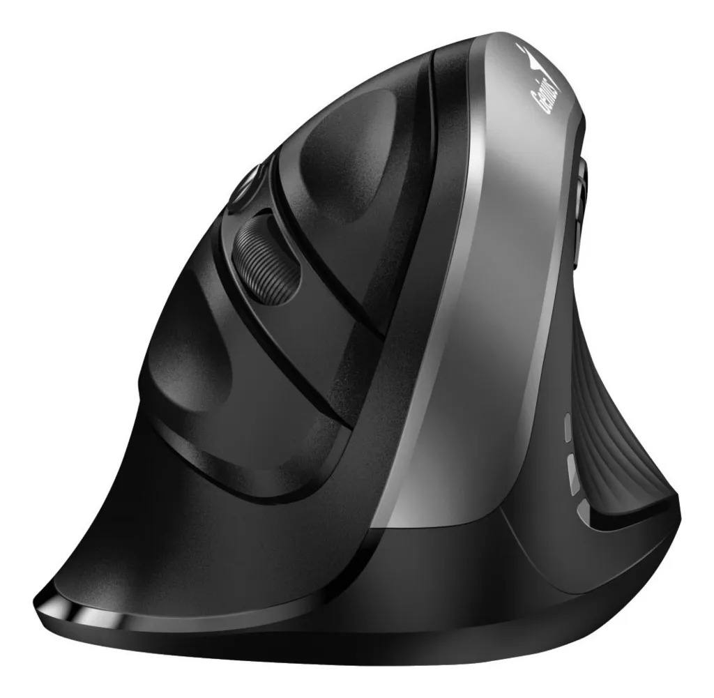 Mouse Genius Ergo Inalámbrico Dorado Negro