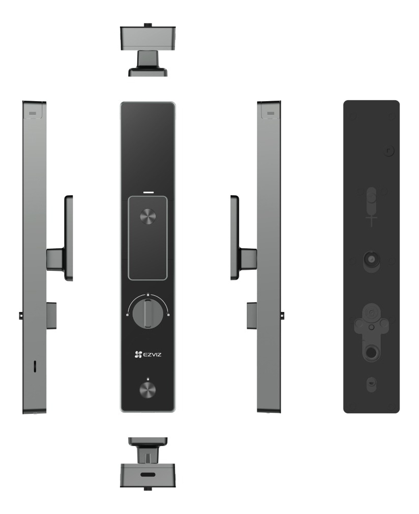 Cerradura Inteligente Wifi Ezviz Dl50fvs Multilock Face Id