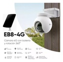 Cámara Panorámica 2k 4g Cs-eb8 + Panel Solar Ezviz