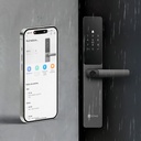 Cerradura Inteligente Biométrica Ezviz Cs-dl05 Ip65, Color N Black