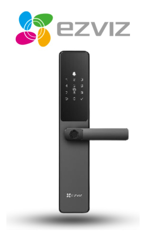 Cerradura Inteligente Biométrica Ezviz Cs-dl05 Ip65, Color N Black