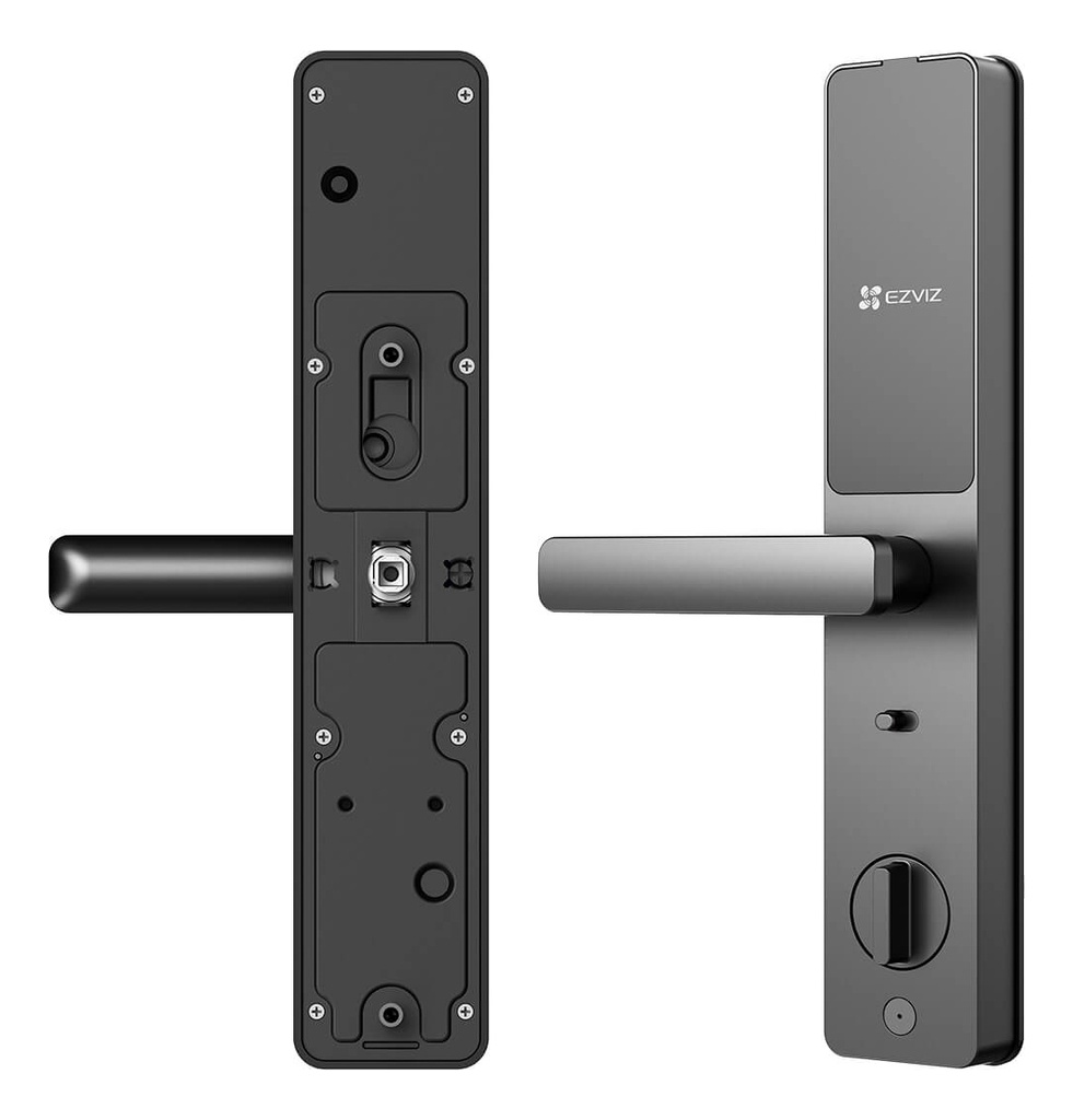 Cerradura Inteligente Biométrica Ezviz Cs-dl05 Ip65, Color N Black