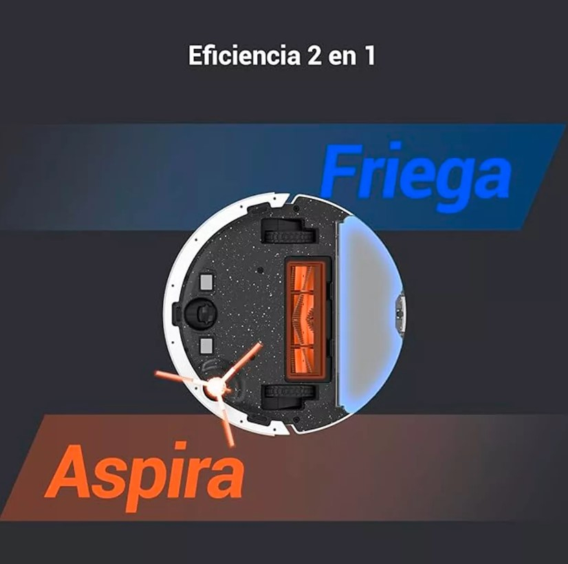 Aspiradora Robot Y Trapeador 2 En 1 Ezviz Blanco