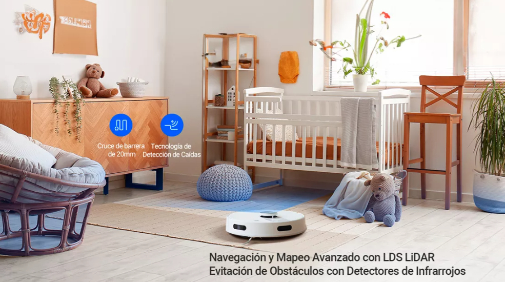 Aspiradora Robot Y Trapeador 2 En 1 Ezviz Blanco