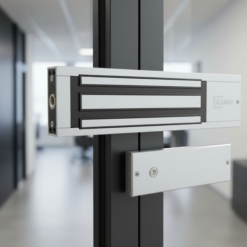 Cerrojo Electromagnético 350kg  Con Estado