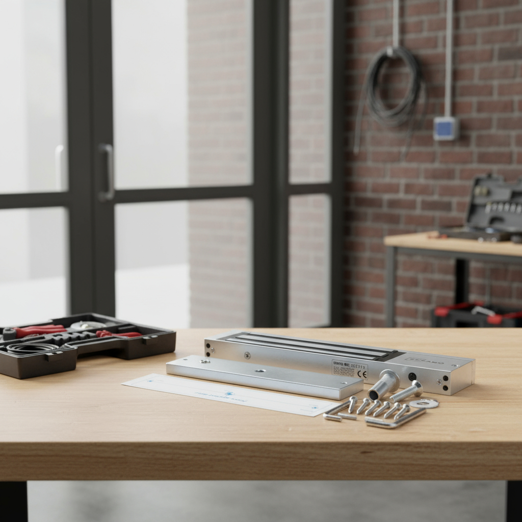 Cerrojo Electromagnético 350kg  Con Estado