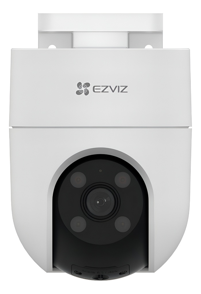 Cámara De Vigilancia 360° Wifi Ptz Ezviz H8c 4mp Seguimiento Blanco