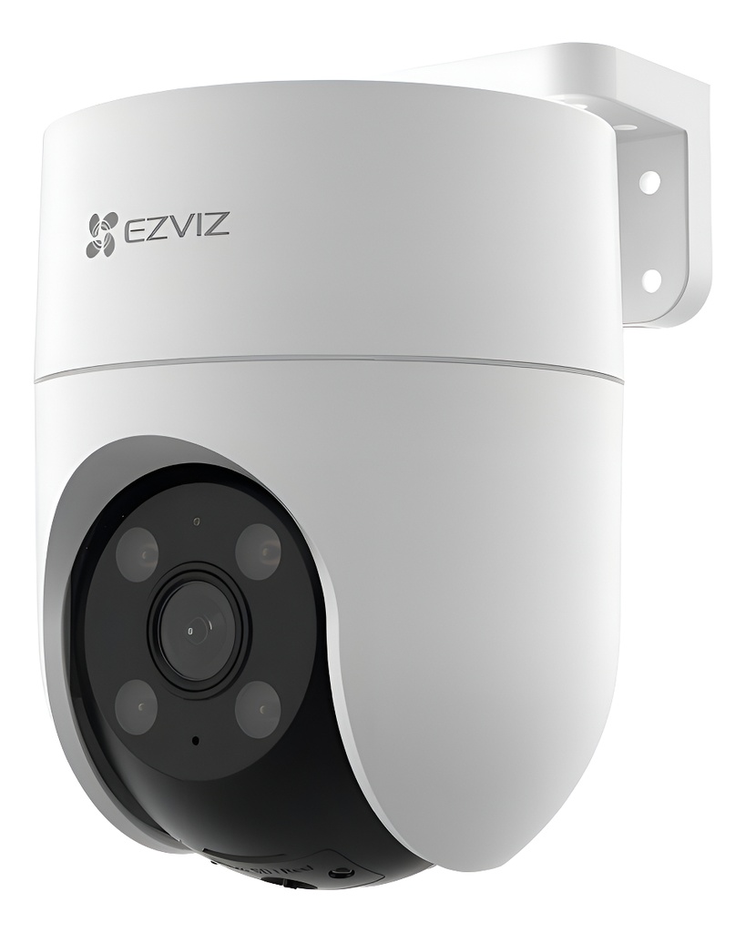 Cámara De Vigilancia 360° Wifi Ptz Ezviz H8c 4mp Seguimiento Blanco