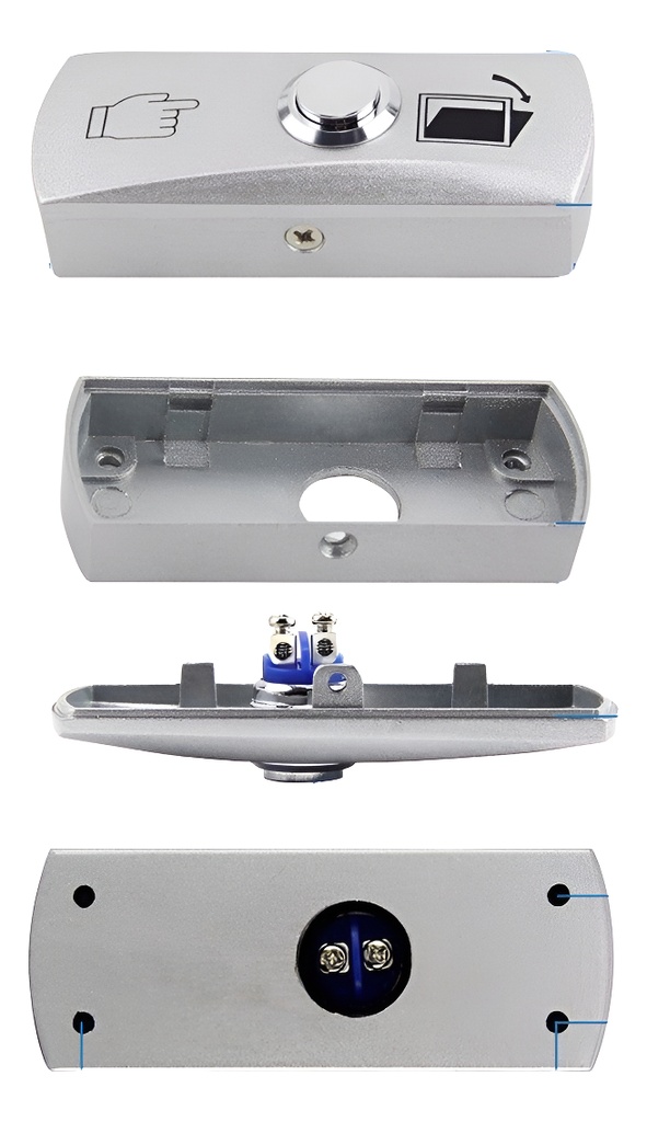 Botón De Salida Iluminado - Montaje