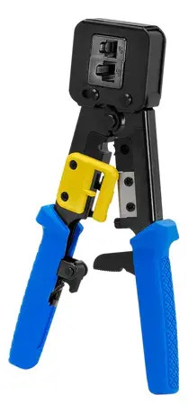 Pinza Crimpadora RJ45/RJ12 Pasante Homan