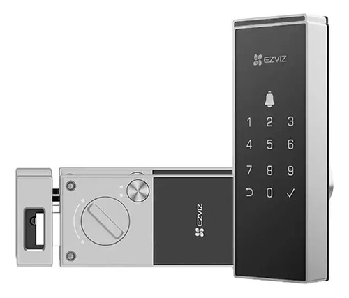 [CS-DL03(WBCP)] CERRADURA INTELIGENTE GRIS