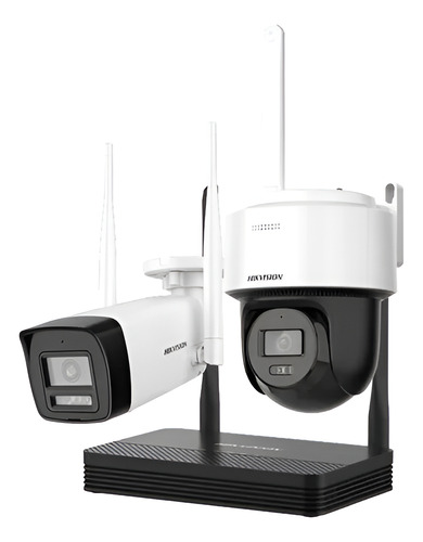 KIT WIFI NVS 4CH + 1 BULLET 2MP + 1 PT 2MP