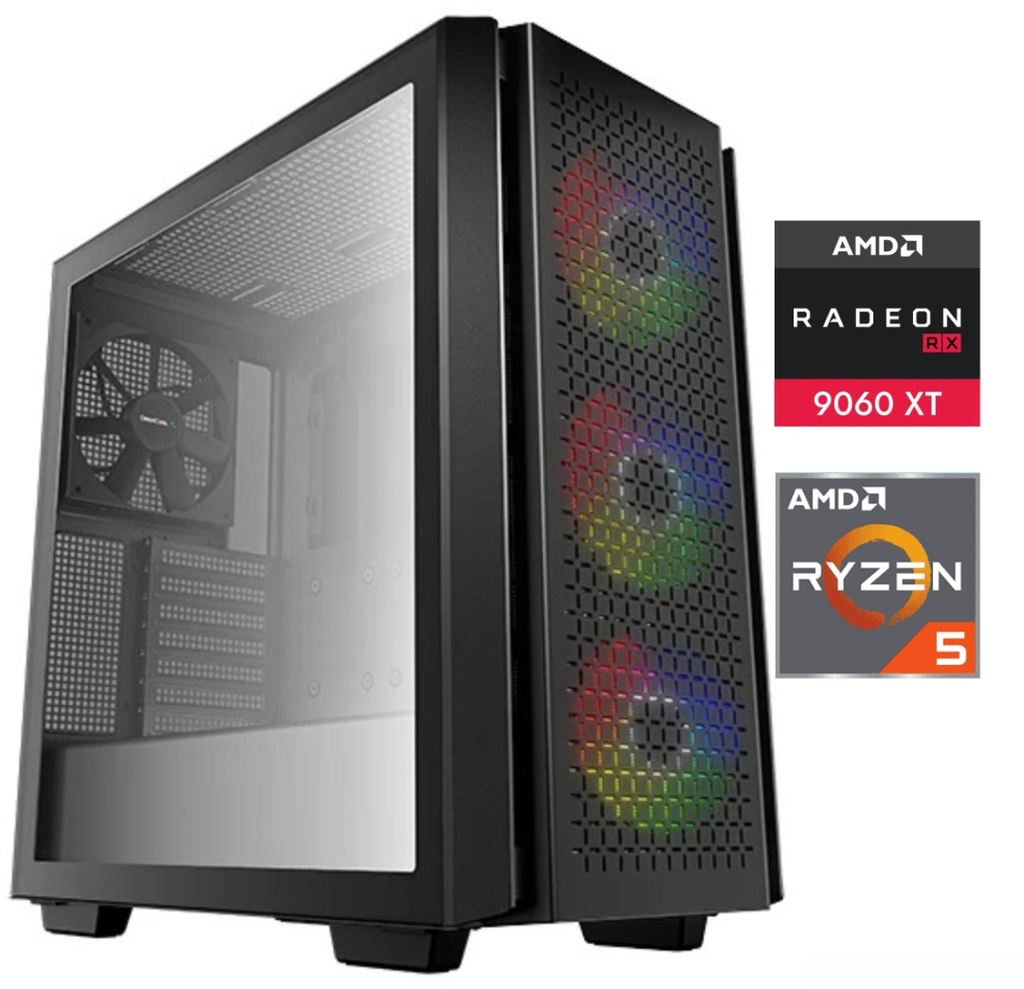 Equipo Gamer Ryzen 5 9600, 16GB, 500GB, RTX 5060 8GB