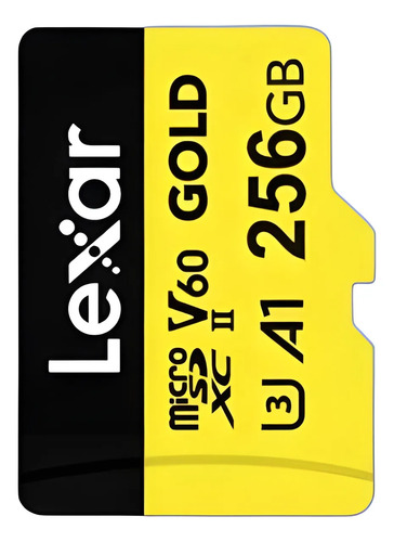 Tarjeta microSD 256GB Clase A1 V60 Uhs-Ii