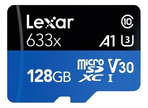 Tarjeta microSD Lexar 128GB Clase A1