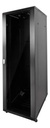 Rack Pared 18U Hikvision Negro Con Cerradura Y Ventilación