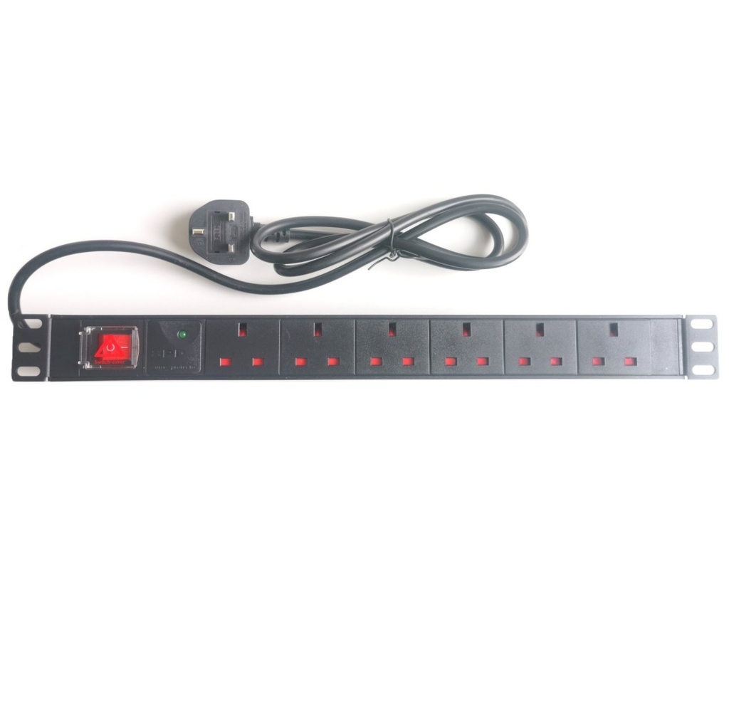 Unidad Distribución 6 Puertos PoE+